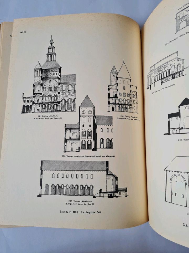 Deutscher Kirchenbau antikes Buch Architektur in Neuhausen