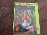 Puzzle, 1500 Teile, Bunter Blumenstrauß, neuwertig, Nordrhein-Westfalen - Mönchengladbach Vorschau