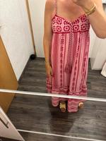 Zara Kleid Sommerkleid pink rot Devotion Style Maxikleid 38 40 42 Hessen - Bad König Vorschau