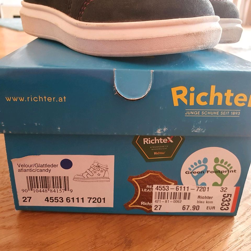 Richter Kinderschuhe Sneaker Gr. 27 in Essen