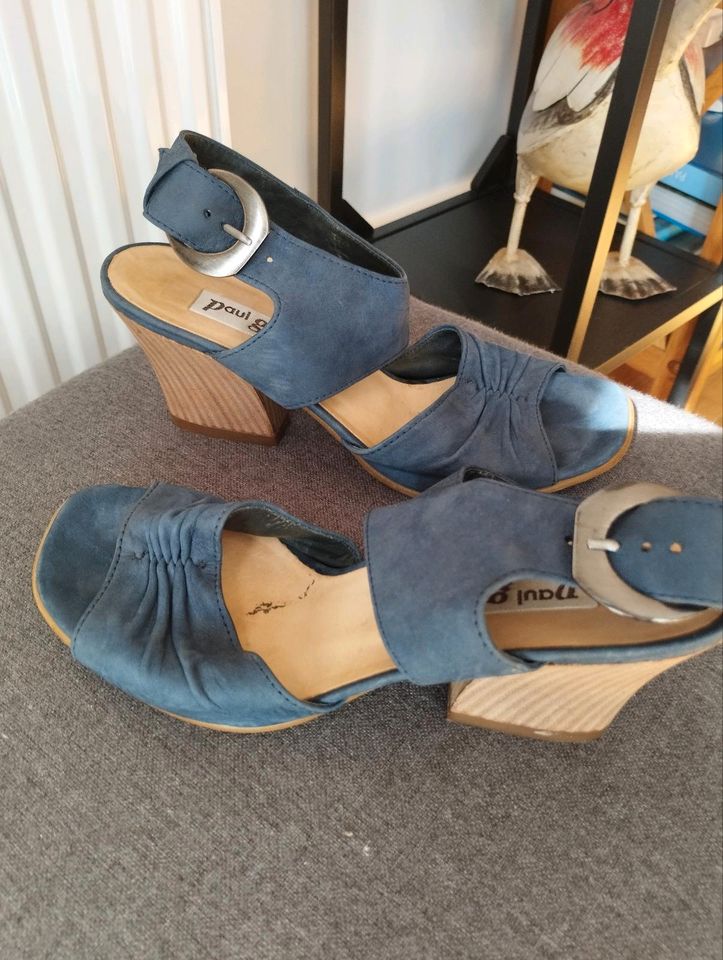 Blaue Sandalen von Paul Green in Fürth