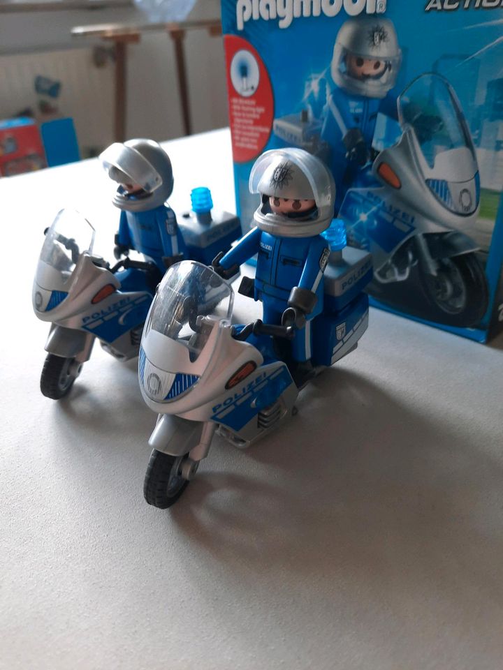 Playmobil City Action Motorrad Polizei in Pleidelsheim
