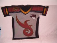 Rhein Fire T Shirt/Trikot 95, 1994, WLAF/NFL, M, Vintage, Nutmeg Wuppertal - Langerfeld-Beyenburg Vorschau