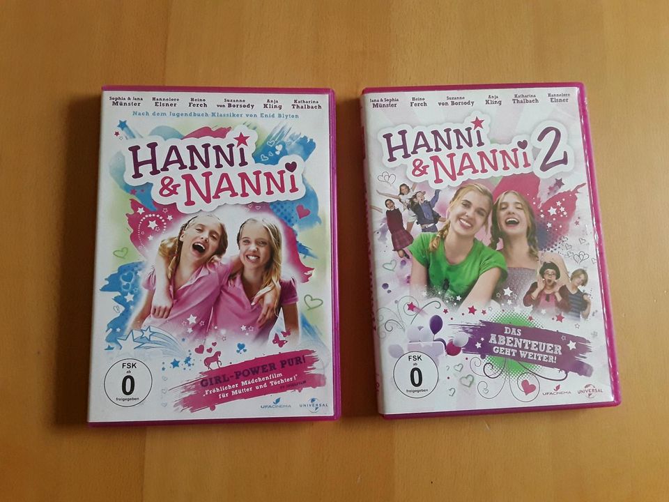 DVD Film Hanni & Nanni Teil 1 + 2 in Königsbrunn