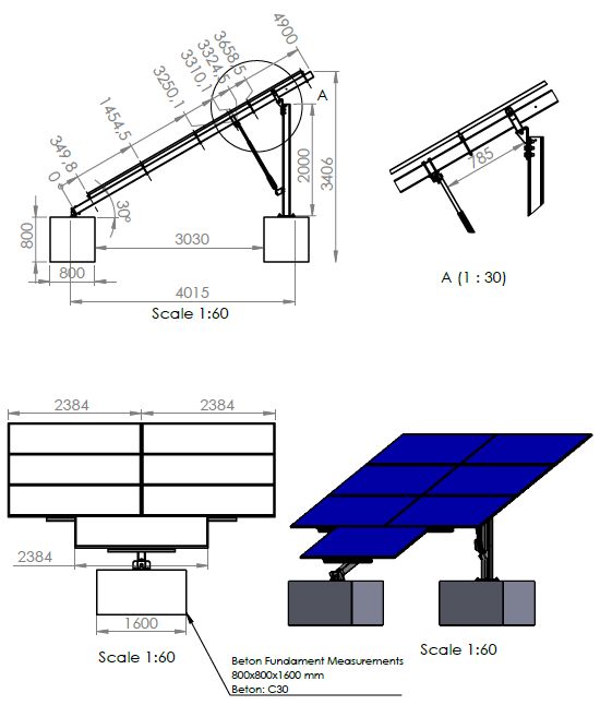 PV-Tracker, Photovoltaik, Solaranlage - ET15 (3 kWp) in Hartmannsdorf