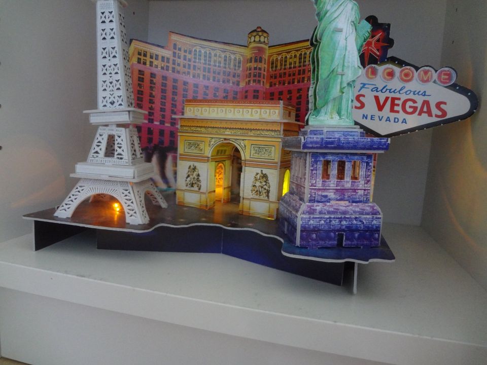 3D-PUZZLE LAS VEGAS EUROPA PISA PARIS BERLIN ASIEN DUBAI in Offenburg