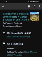 Paris Schloß Versailles Eintrittskarten Bayern - Langerringen Vorschau