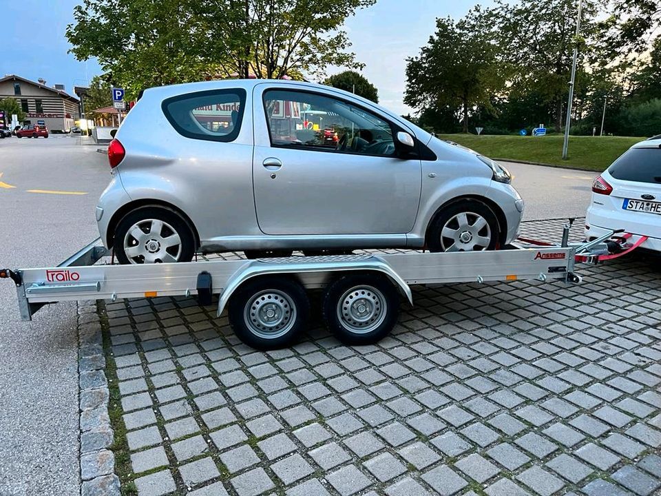 Autotransportanhänger Autotrailer Autotransporter Anhänger mieten in München