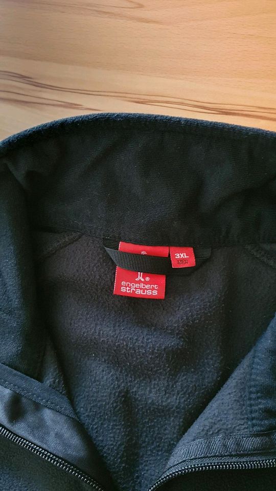 Engelbert Strauss, Fleece-Shirt/Pullover, Gr. XXXL, schwarz in Wiesbaden