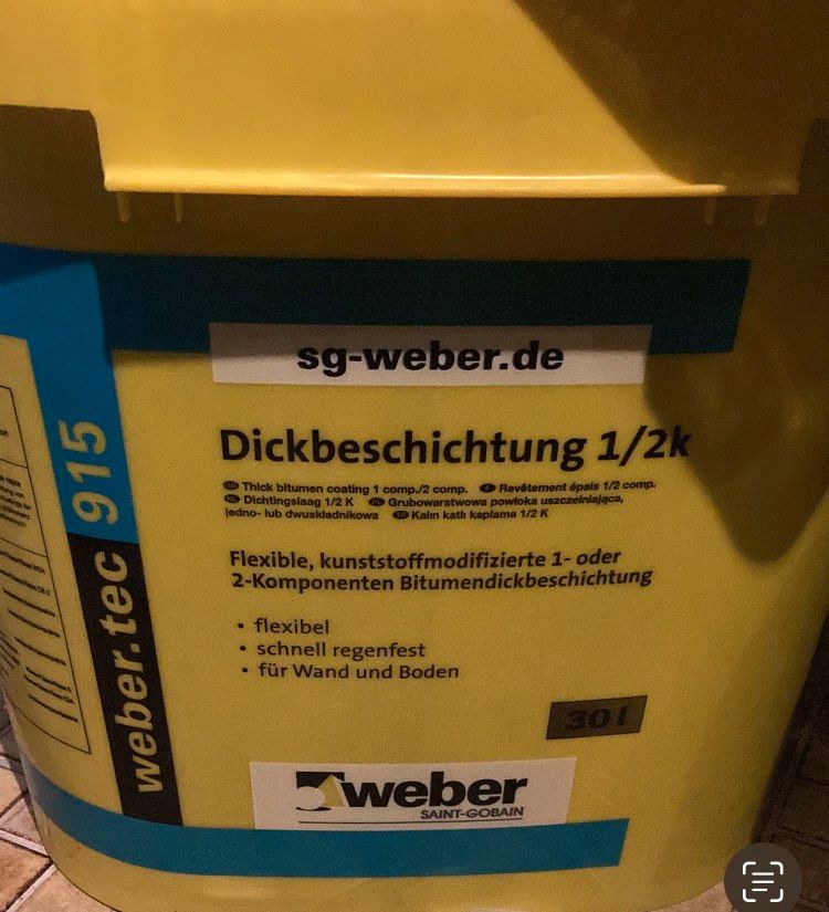 Weber Dickbeschichtung 1/2 k // 2 Eimer a 30L in Schleswig-Holstein -  Raisdorf | eBay Kleinanzeigen ist jetzt Kleinanzeigen