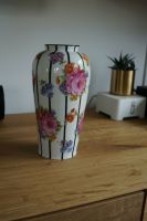 Vintage retro Vase Zeh Scherzer Porzellan groß gestreift Blumen Niedersachsen - Bückeburg Vorschau