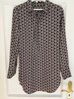 COMMA Bluse Hemd Hemdbluse Longbluse graphisches Muster Gr.38 Hessen - Dreieich Vorschau