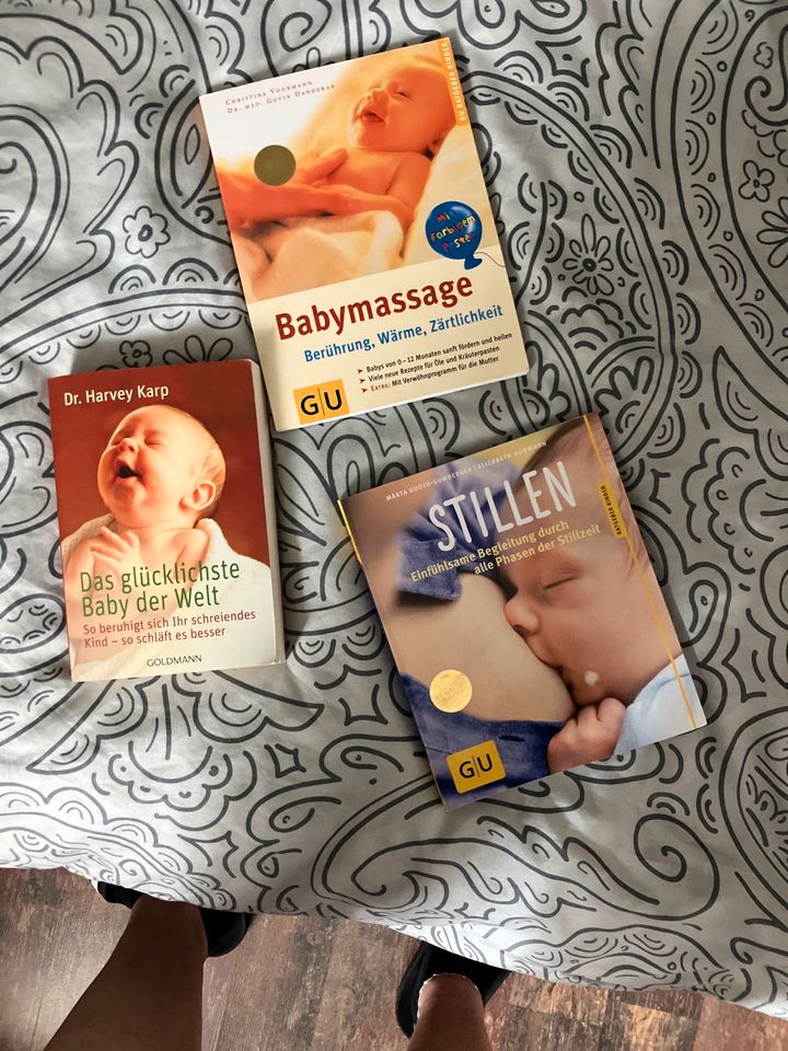 Bücherpaket Schwangerschaft Stillen, Babymassage etc. in Großkrotzenburg