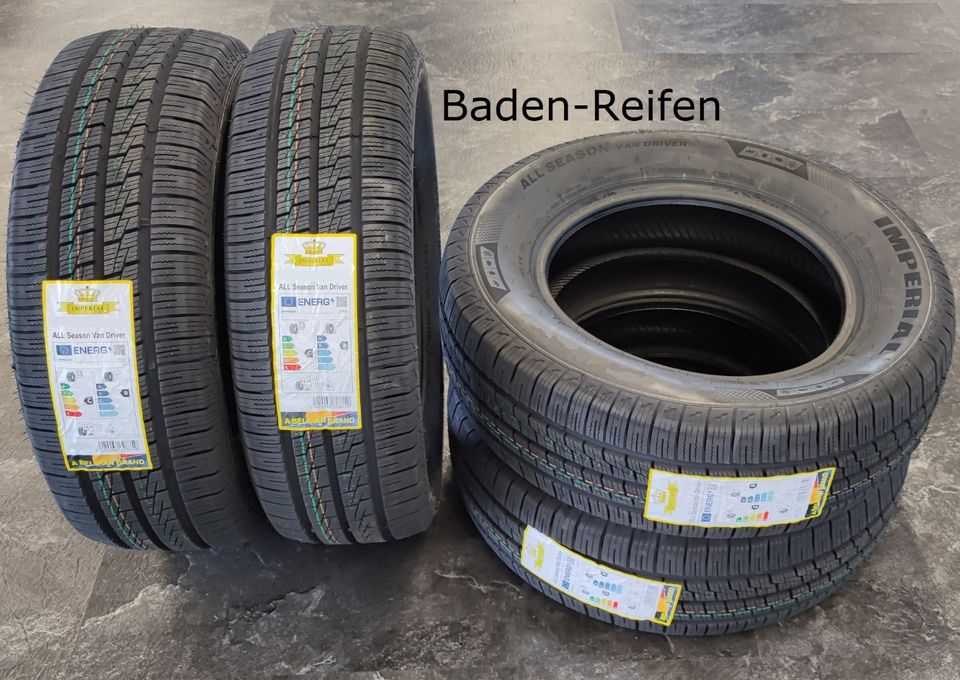 4 Reifen 225/70 R15C 112S Allwetterreifen 225 70 15 Abholung NEU in Rastatt