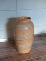 schöne Vase Bodenvase terracotta apricot hellgrau ca 30cm hoch Thüringen - Bad Langensalza Vorschau