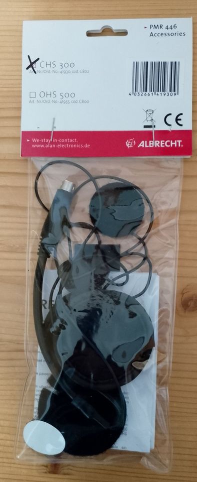 Albrecht Motorrad Headset BHS 300  CHS 300 Integral  OHS 550 Jet in Bonn