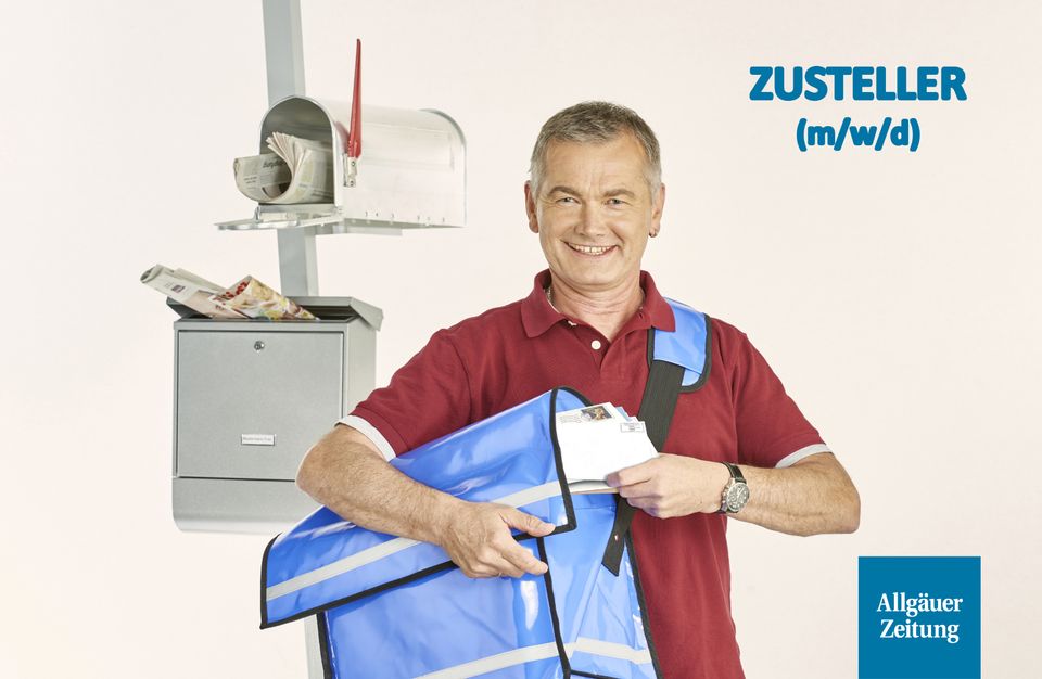 Zeitungszusteller (m/w/d) in Aufkirch, Minijob/TZ in Aufkirch