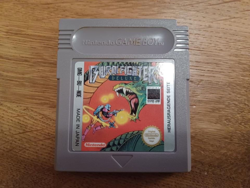 Nintendo Gameboy Spiel Burai Fighter mit Hülle und Anleitung in Erftstadt
