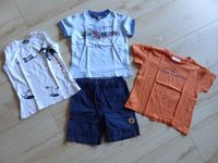 kurze Hose Gr.104 v. H&M + 3 T-Shirts v. Tom Taylor, 2xH&M - wNEU Rostock - Südstadt Vorschau