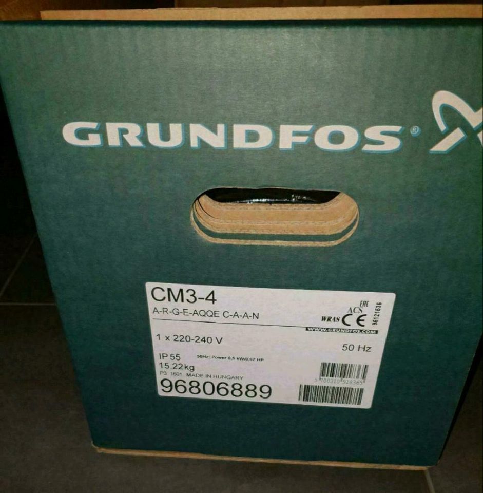 Grundfos Cm3-4 A-R-G-E-AQQE C-A-A-N 96806889 in Baesweiler