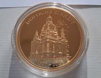 Medaille Frauenkirche Dresden - mit 24 Karat Goldauflage Dresden - Innere Altstadt Vorschau