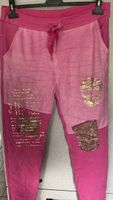 Jogpant Style Hose  pink mit Golddruck , Neu !!! Gr.38/40/42/44 Nordrhein-Westfalen - Stolberg (Rhld) Vorschau
