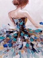 Diamond Painting Bild Frau blaues Kleid Mosaik 30x40cm NEU Nordrhein-Westfalen - Solingen Vorschau