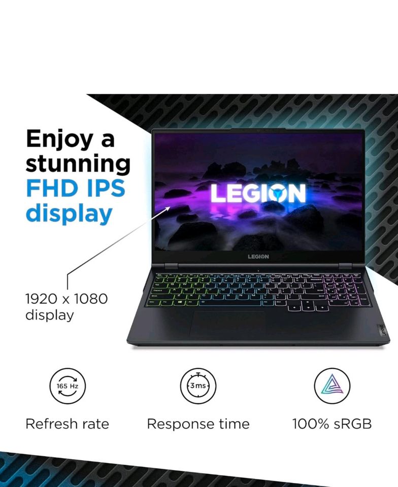 LENOVO LEGION 5 GAMING LAP TOP EXTRA PREIS NUR HEUTE in Rostock