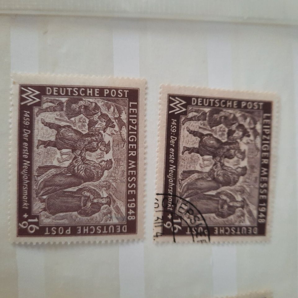 Briefmarken Sowjetische Zone 1948 in Heiligenhaus