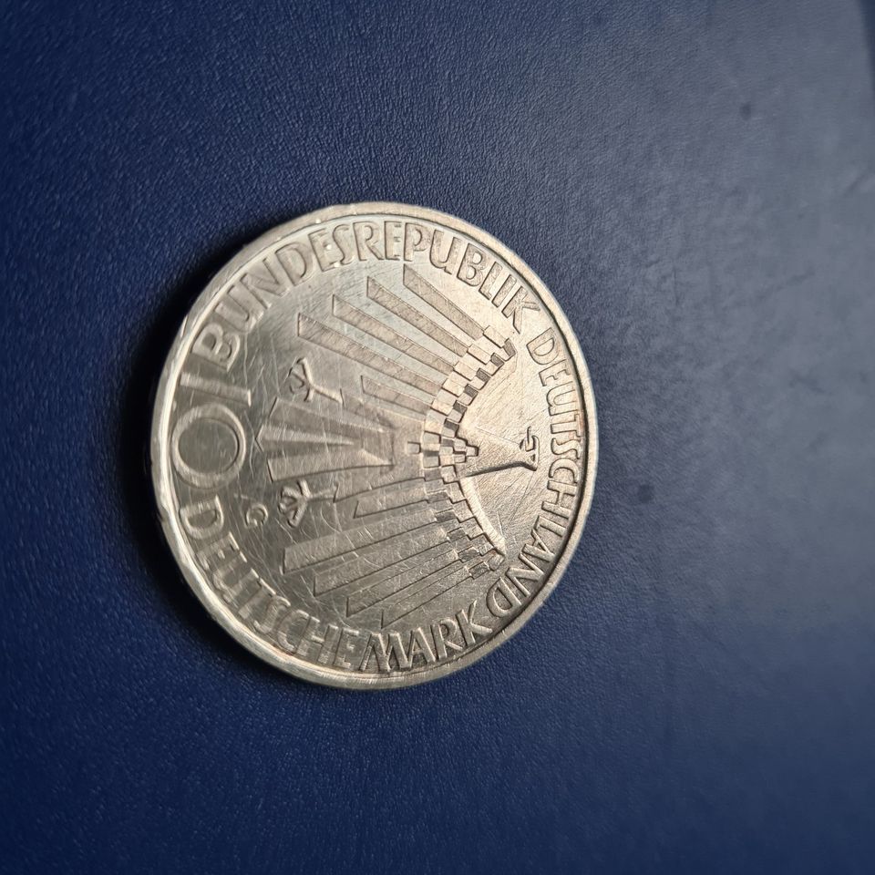 Münzen   10  D-Mark Gedenkmünze Olympische Spiele 1972 in Mörfelden-Walldorf