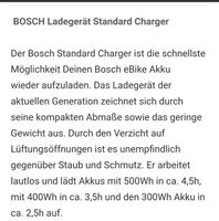Bosch E-Bike Ladegerät Standart Charger Rheinland-Pfalz - Buchholz (Westerwald) Vorschau