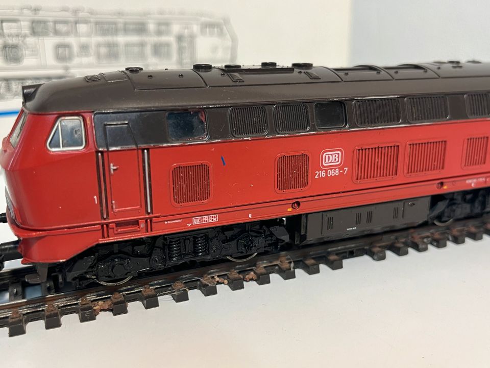 Märklin H0 3373 Diesellok 216 068-7 neues DB Logo Analog OVP in Neuwied