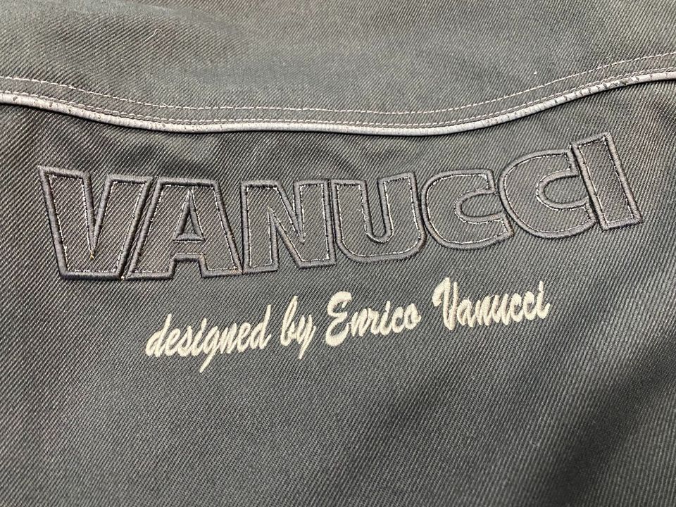 VANUCCI Motorrad Textil Jacke Gr. 50 mit Protektoren in Lehre