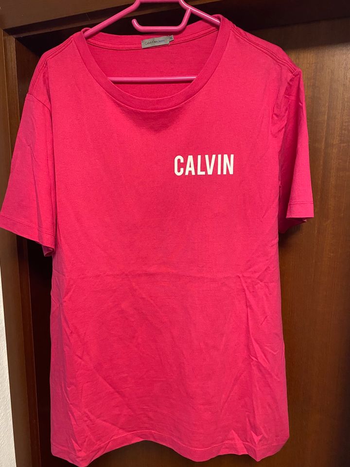 Calvin Klein shirt gr. XL pink Herren t-shirt hard core in Süßen
