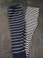 Zwei Gestreifte Schlafanzughosen Gr. 92 blau/weiss Niedersachsen - Lüchow Vorschau