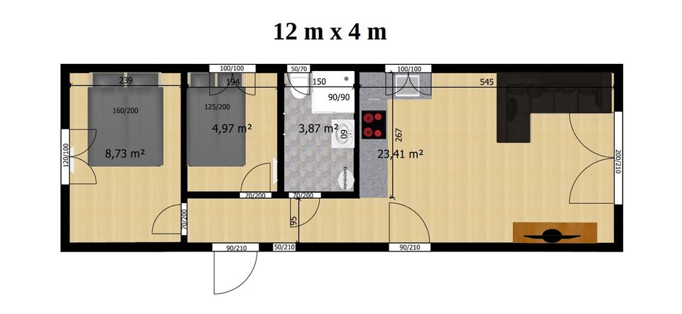 MOBILHEIM #TINYHAUS#TINYHOUSE#WINTERFEST #CAMPING in Braak