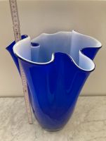 Gewellte blaue Vase Stuttgart - Botnang Vorschau