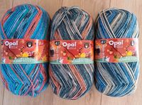 ⭐️NEU⭐️ 3x100g Opal Sockenwolle Laubgeflüster blau Wolle stricken Bayern - Denkendorf Vorschau