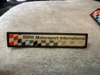 BMW E36 Motorsport International Emblem ein Stück Berlin - Reinickendorf Vorschau
