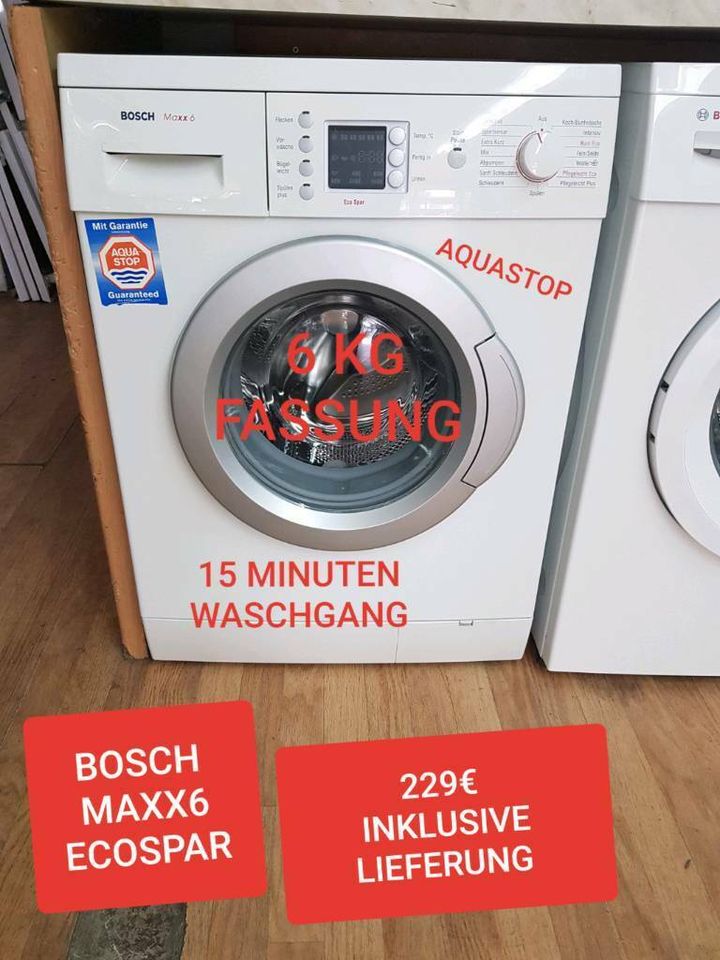 WASCHMASCHINE SIEMENS BOSCH MIELE+12 MONATE GEWÄHRLEISTUNG in Hamburg