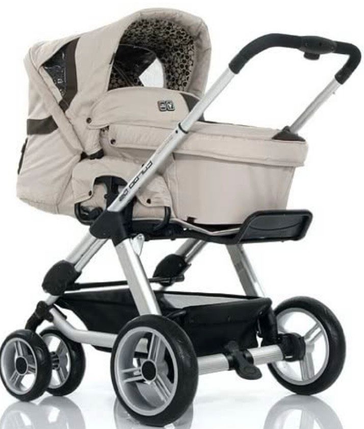 Set! Kinderwagen ABC Turbo 4s, beige, Adapter und Maxi Cosi in Wetter (Ruhr)