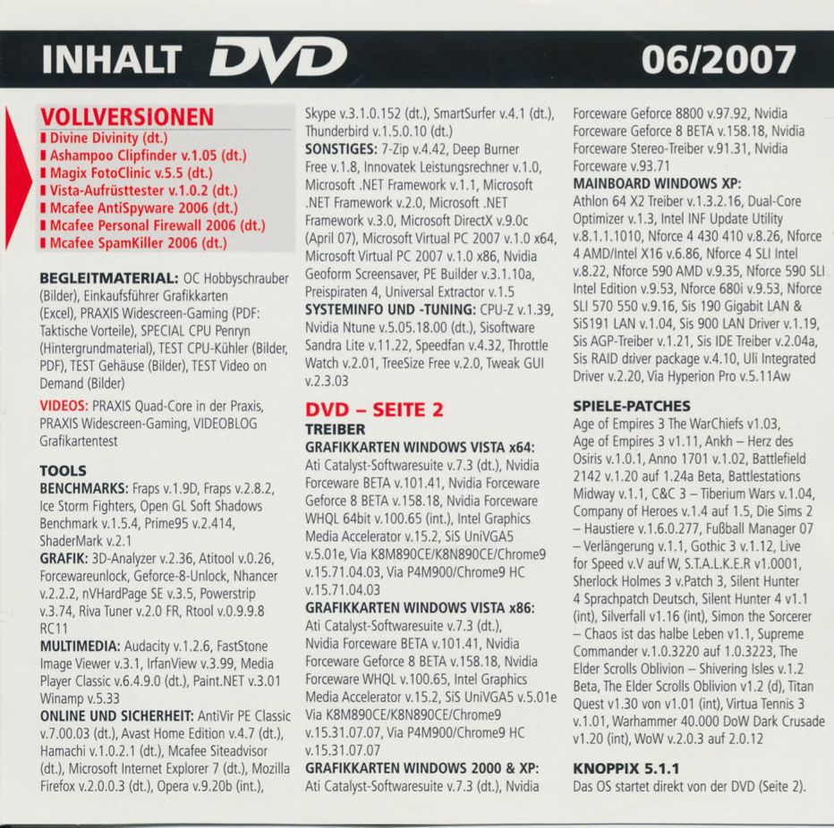 PC Games Hardware 2007-06 DVD: Divine Divinity in Hamburg