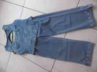 Sommerlicher Jeans-Zweiteiler MEICO Hose Gr.40 / Korsage Gr. 44 Nordrhein-Westfalen - Sankt Augustin Vorschau