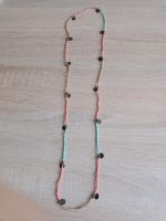 Lange Kette Halskette Perlen Pailletten mehrfarbig bunt türkis ro Nordrhein-Westfalen - Kevelaer Vorschau