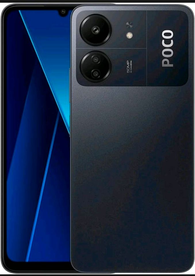 Xiaomi Poco C65 Smartphone 6+128GB black Neu/OVP in Wachstedt