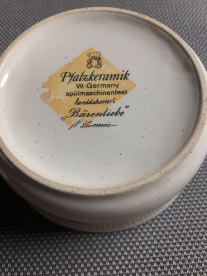 Pfalzkeramik Bärenliebe Made in Germany Dose in Kleve
