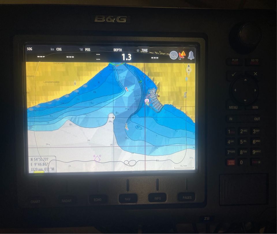 B&G Zeus 8‘ Plotter Kartenplotter NMEA2000 in Bardowick