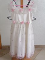 Blumenmädchenkleid (Organza, bestickt, Größe 116) Baden-Württemberg - Korntal-Münchingen Vorschau