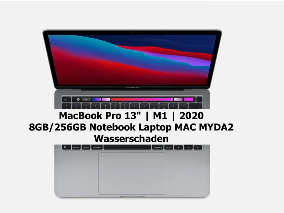 MacBook Pro 13" | M1 | 2020 | 8GB/256GB Notebook WASSERSCHADEN in Berlin