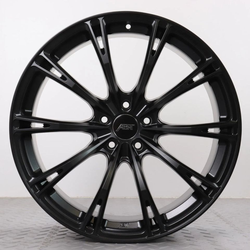 Alufelgen 20 Zoll ABT GR20 Audi S4 A4 S5 A5 S6 A6 & Allroad RS7 S7 A7 S8 A8 Q5 SQ5 Original Felgen Felgensatz FGRC502090331266MB Matt Black 9x20 ET33 5x112 66,6 mm in Gefell